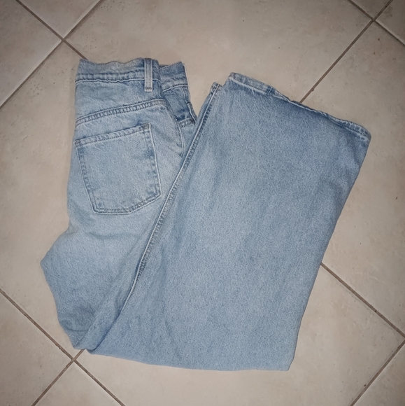 Old navy womens 4 baggy wide leg jeans - Picture 2 of 3